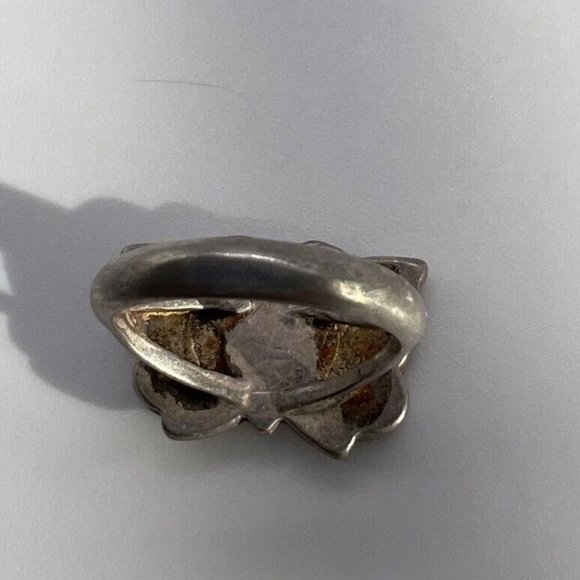 925 STERLING SILVER & OPAL BUTTERFLY  RING SIZE 4.5 - Picture 8 of 9